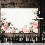 Naissa Elegantne Lilleline Taustakangas Vaip Pickify, 59inch* 82.6inch/150cm*210cm