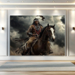 P&otilde;lisameeriklaste S&otilde;dalased Hobustel Kangas Dekoratsioon Pickify, 59inch* 82.6inch/150cm*210cm