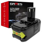 Gares aku, sobib Ryobi ONE+ P108 RB18L13 RB18L15 RB18L20 RB18L25 RB18L50, 18 V 5Ah