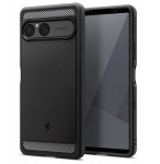 SPIGEN RUGGED ARMOR SONY XPERIA 10 VII &Uuml;MBRIS, MATT MUST, K&Otilde;RGE KAITSEGA