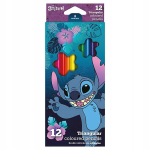 V&auml;rvilised pliiatsid Stitch, 12 v&auml;rvi