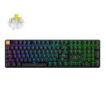 Belaidė žaidimų klaviatūra Keychron J5 Wireless KJ5-H4 Super Banana, Anglų (US), juoda sp., Keychron J5 Wireless (KJ5-H4) - US Layout - Hot-Swappable Super Banana - Black (Juoda) Mechaninė Belaidė Žaidimų Klaviatūra