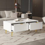 Elutoa laud, MDF, 2 sahtlit, 100x50x40cm, 1 tk