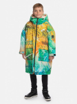 Huppa unisex talvemantel SOSA, roheline mustriga, 160g