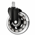 Toolirattad, kummist, laagrid, 11 mm, 5 tk
