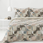 Eurofirany satiinpuuvillane voodipesukomplekt PTE-149, 140x200, 2-osaline
