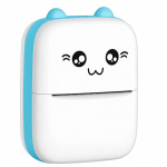 Mini termoprinter Bluetooth, fotodele ja siltidele, 11 rulli.