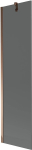 Mexen Next &uuml;hetiivaline vannisektsioon 50 x 150 cm, grafiit, roosa kuld - 895-050-000-00-40-60