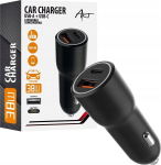 Autolaadija 38w Usb-c Pd + Usb Qc 4.0