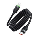 MCDODO laadijakaabel USB-C v&auml;lkkiirlaadijaga iPhone'ile 1M LED