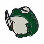 Metallist pross Roheline konn noaga Frog Knife Pin