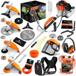Bensiinimootoriga muruniiduk, trimmer, 55 cm&sup3; + &otilde;li, Humberg, HM-613