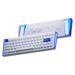 DAREU COOL68 60% juhtmevaba m&auml;nguklaviatuur RGB-valgustusega sinine ja valge