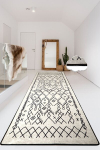Asir vaip Chart, 160x230 cm, valge