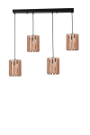 Opviq rippvalgusti 9075-6, pruun/must