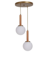Opviq rippvalgusti 9073-2, kuldne/valge