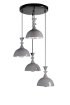 Opviq rippvalgusti 9024-4, hall/must