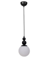 Opviq ripplamp 9052-1, must/valge