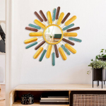 Asir riputatav dekoratsioon Mirror Sun 2, 75 cm