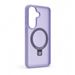 Evelatus Samsung Galaxy S26 Shield Case With MagSafe & Stand Matte Ring Lavender Purple