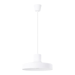 Sollux ripplamp Bilo, valge
