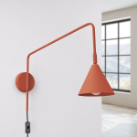 Sollux Lighting seinalamp Nox, tumeoranž