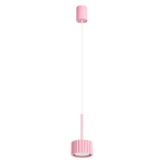 Sollux Lighting rippvalgusti Aura 1, roosa