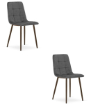 2-osaline s&ouml;&ouml;gitoolide komplekt Kara, hall/pruun