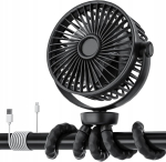 Kaasaskantav ventilaator koos alusega, 3 kiirust, 6000 Mah