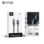 USB-A &ndash; Lightning-kaabel kaitsekestaga 60 W 100 cm LC528 I Lenyes