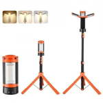 Laetav LED-t&ouml;&ouml;valgusti statiiviga 2200 lm RBLDGZD-001 74-183 cm