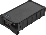 P&auml;ikeseenergiaga laaditav powerbank koos telkimislambiga, 20000 mAh