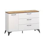 Kummut Velutto 1D3S, valge/tammepruun