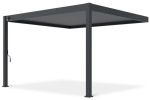 Paviljon Pergola Deluxe Wall 3.6x4, tumehall