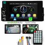 Autoraadio MP5 5,5" 1 DIN Wireless Android Auto Apple CarPlay Bluetooth FM