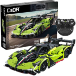 CaDA ehitusplokid Kaugjuhitav RC sportlik roheline v&otilde;idus&otilde;iduauto Phantom Wing Racer 395 tk., uniwersalny