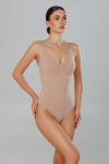 Naiste bodystringid peenikeste traksidega BODY STRING SHAPEWEAR Giulia, v&auml;rv nude
