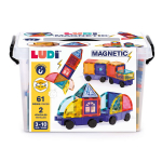 LUDI magnetiline konstruktor ratastega