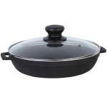 Malmist haudepott, 20x4 cm klaasist kaanega