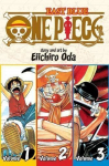 Koomiksid Manga One piece Vol 1 3 in 1