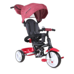 Kolmerattaline jalgratas Lorelli Moovo, Red&Black Deluxe