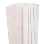 Kahepoolne aed, 90x300cm, valget v&auml;rvi, Valge