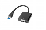 Quer USB 3.0 - VGA adapter connector Black
