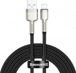 Baseus Cafule Series Kaabel USB Į IP 2.4A 2m, must CALJK-B01
