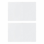 vidaXL peotelgi k&uuml;lgseinad 2 tk, lukuga, PE, valge