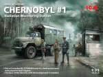 Liimitav mudel ICM 35901 Kiirgusseirejaam T&scaron;ernob&otilde;lis 1/35