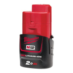 Aku Milwaukee M12 2Ah