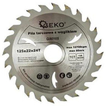 Geko G00105 ketassaag puidule 125mm, 24 hammast