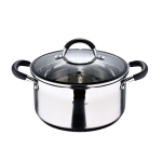 GENERIQUE - Pott &Oslash;24x12cm 5l Roostevaba teras Kaas Foodies Bgmp-1502-Bk Masterpro