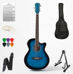 Elektrilise akustilise kitarri komplekt Alamo AC-40, sinine